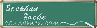 Stephan Hocke Visitenkarte
